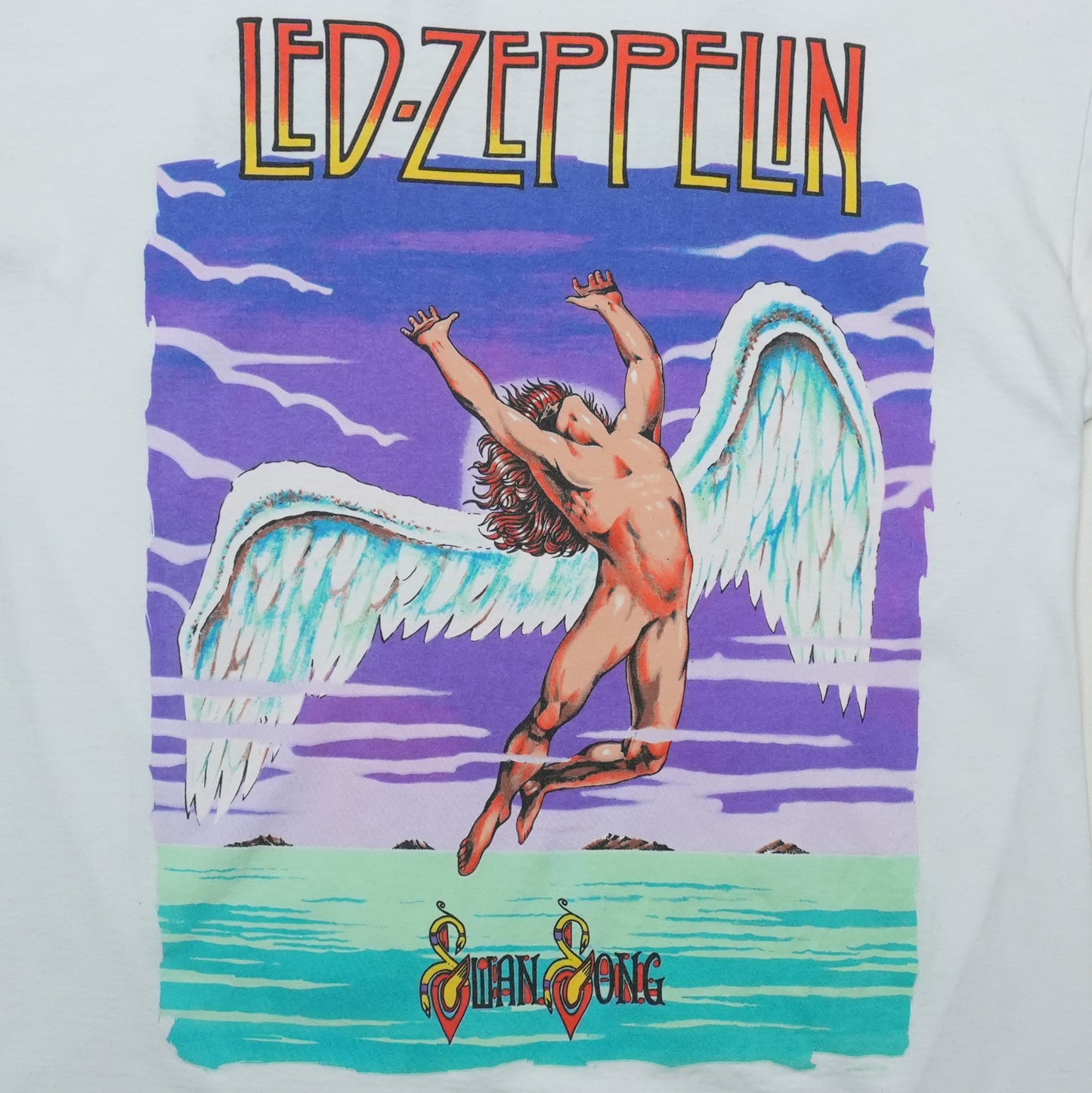 1990 Led Zeppelin Swan Song Angel Shirt