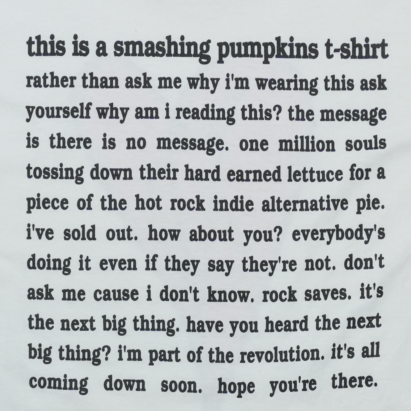 1995 Smashing Pumpkins Heart Shirt