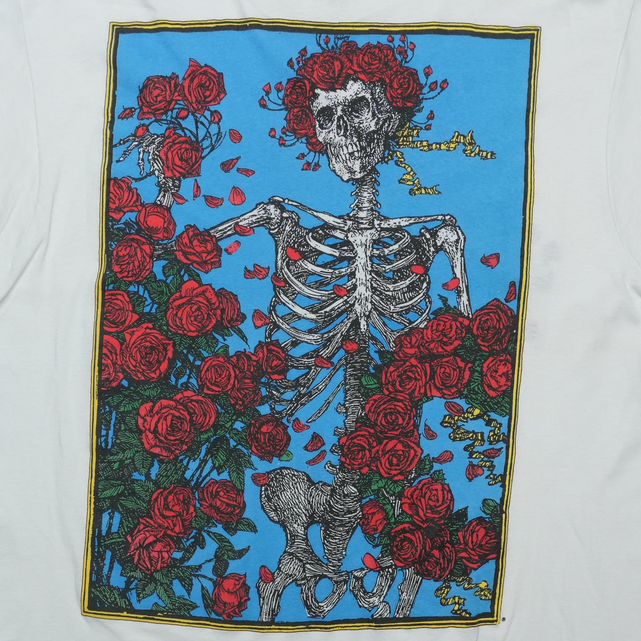 スカル 90's USA ヴィンテージ w.u.i gratefuldead 1990 Grateful Dead 25th Anniversary Skull Roses Shirt | WyCo Vintage