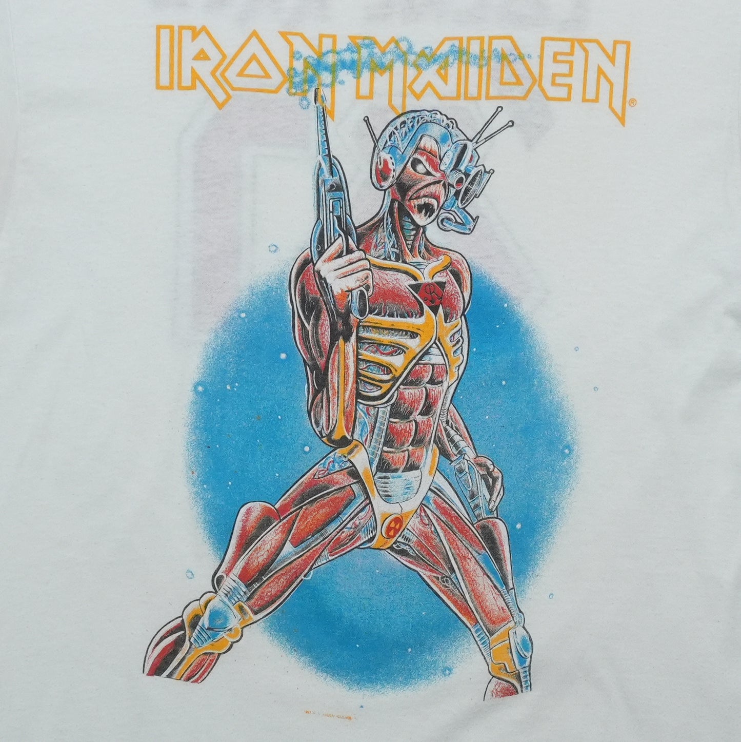 1987 Iron Maiden Somewhere In Time Local Krew Tour Shirt