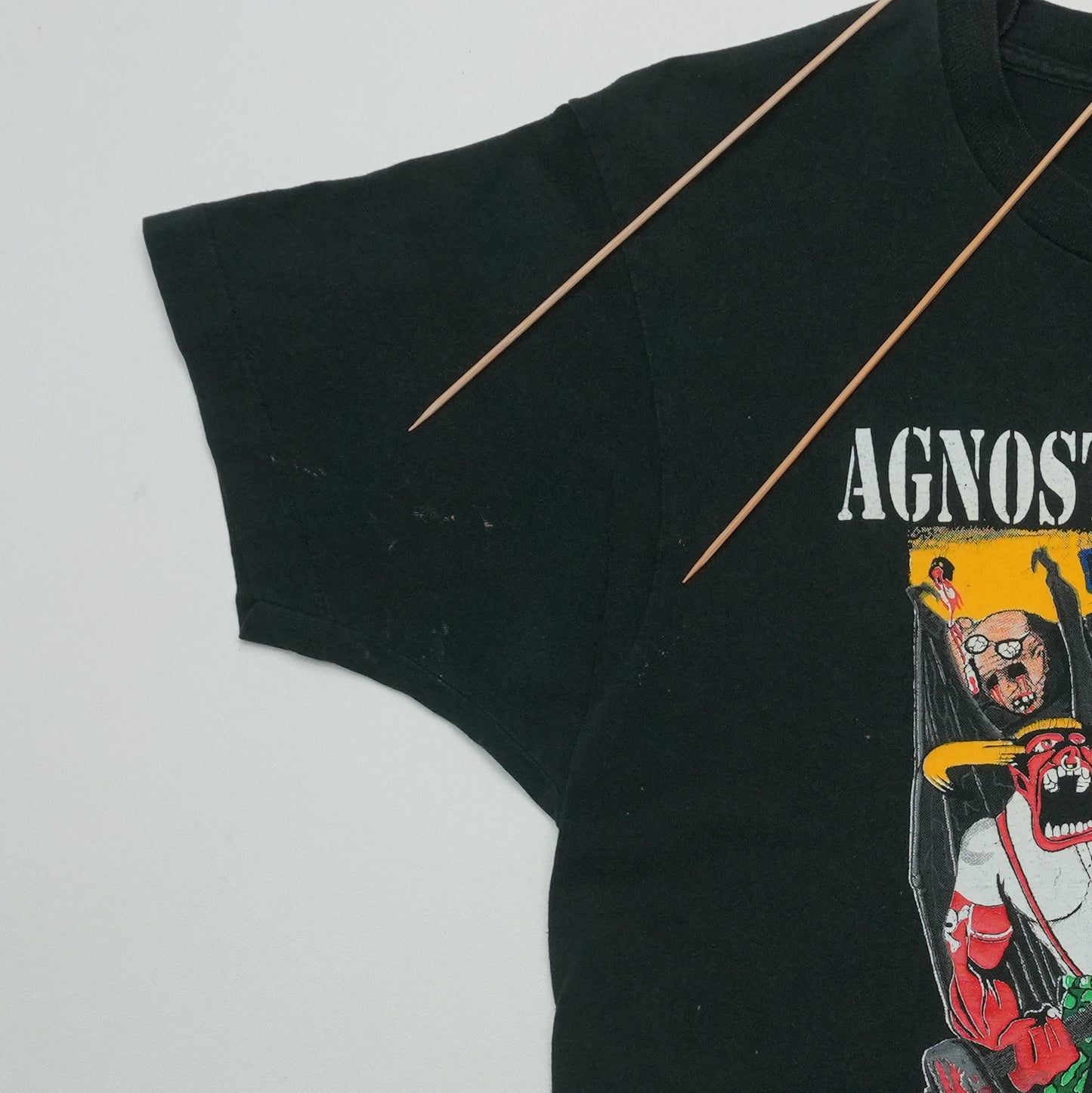1990 Agnostic Front Blind Justice No Justice Just Us Tour Shirt