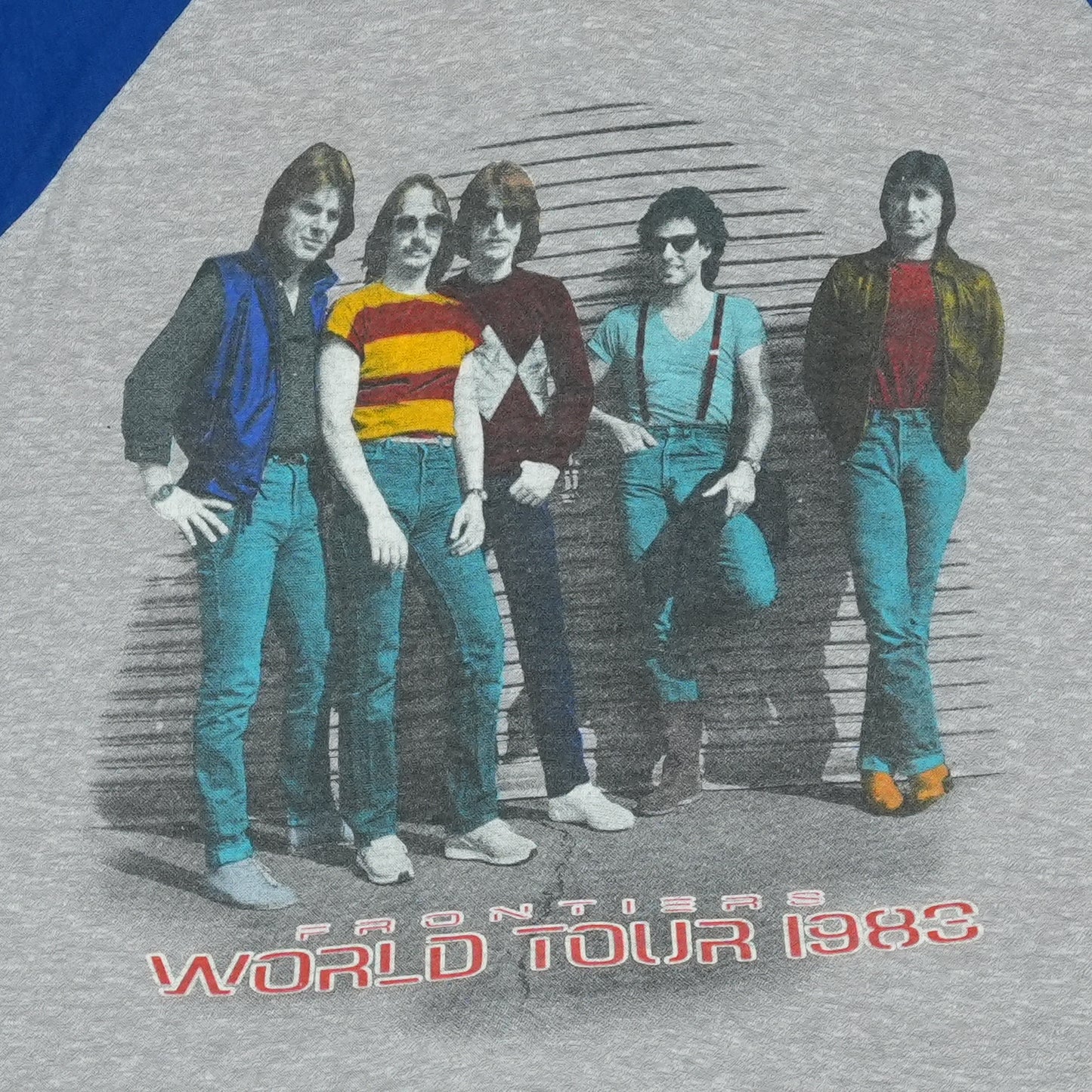 1983 Journey Frontiers World Tour Jersey Shirt