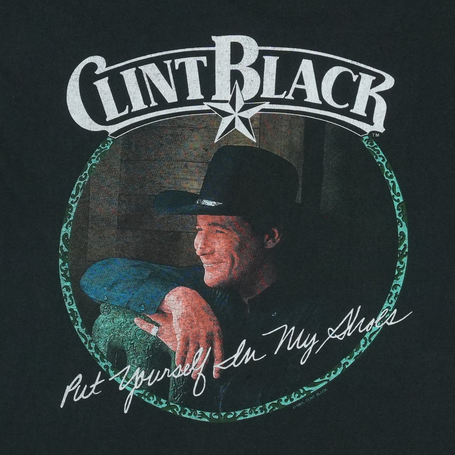 1991 Clint Black Put Yourself In My Shoes Shirt