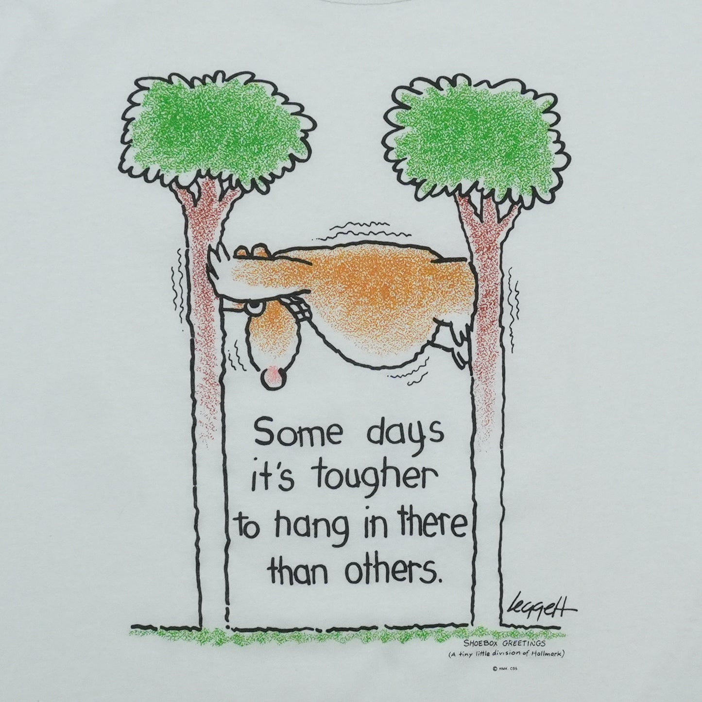 1990s Hang In There Horse Cartoon Shirt