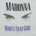 1987 Madonna Who's That Girl World Tour Shirt