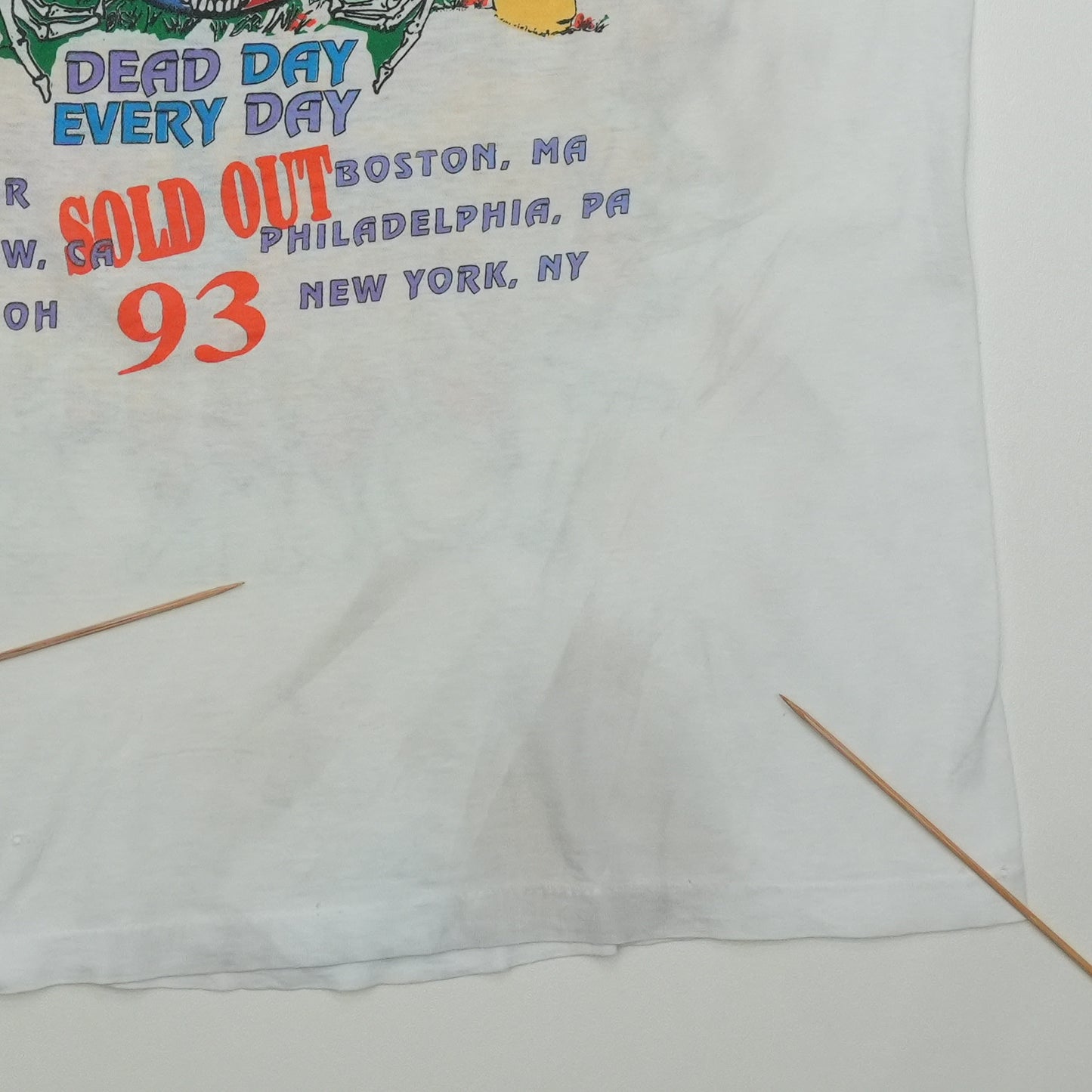 1993 Grateful Dead Summer Tour Shirt