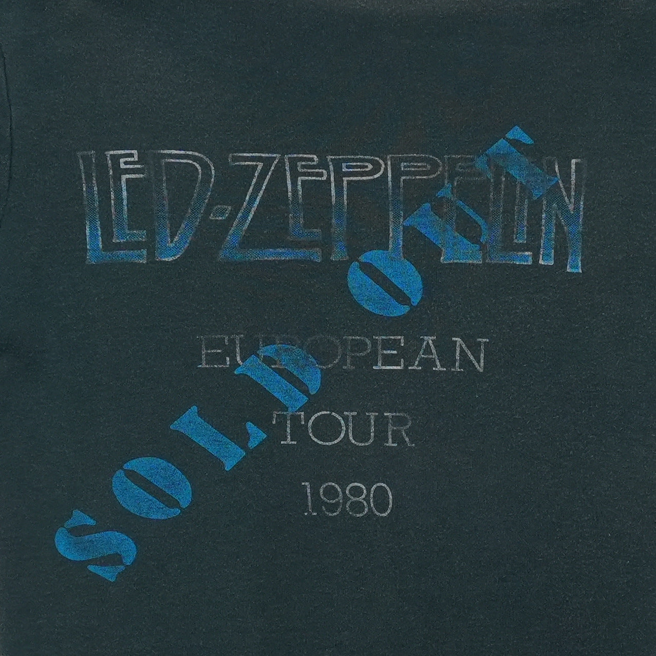 1980 Led Zeppelin European Tour Shirt