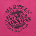 1990s Harley Davidson West Los Angeles Pink Tank Top