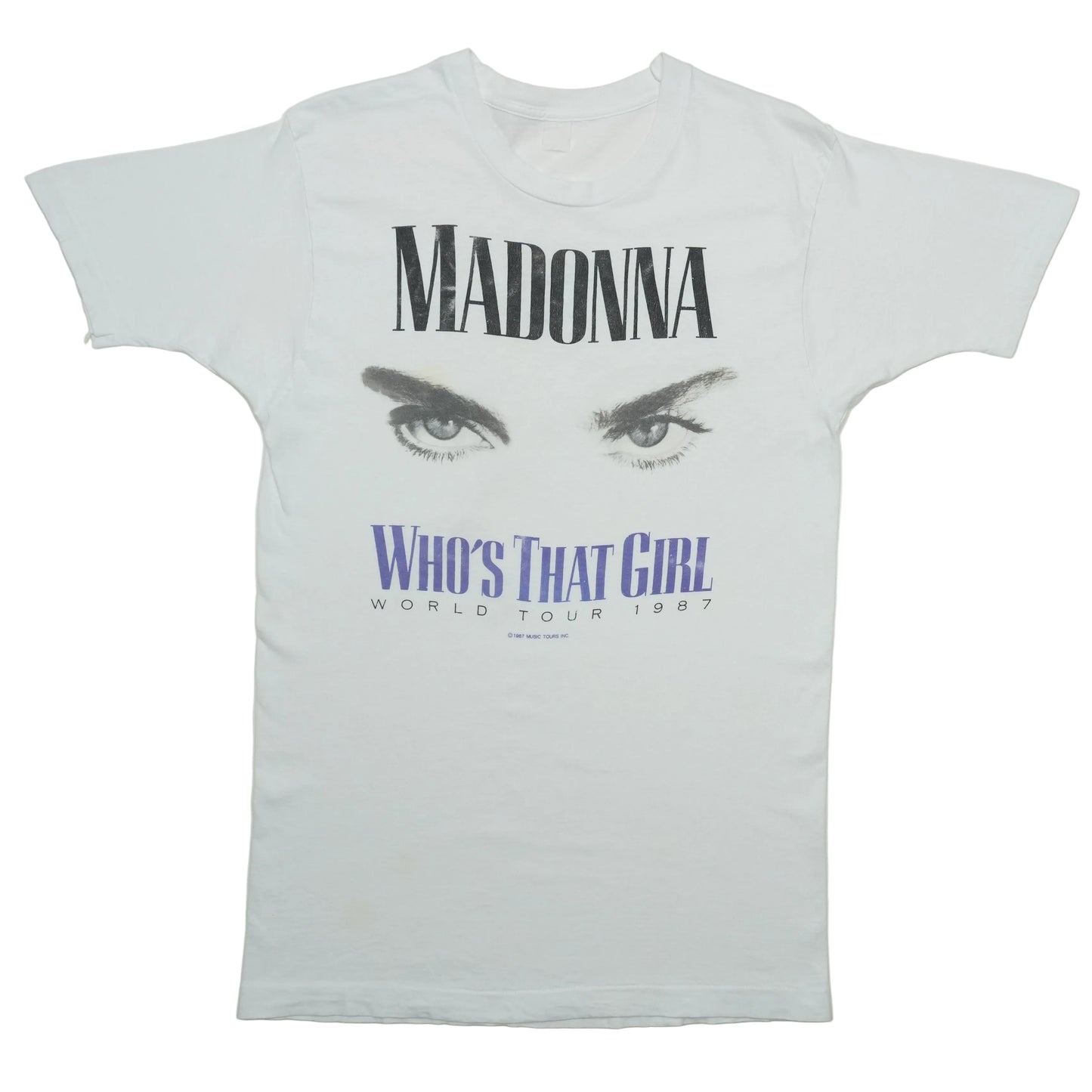 1987 Madonna Who's That Girl World Tour Shirt