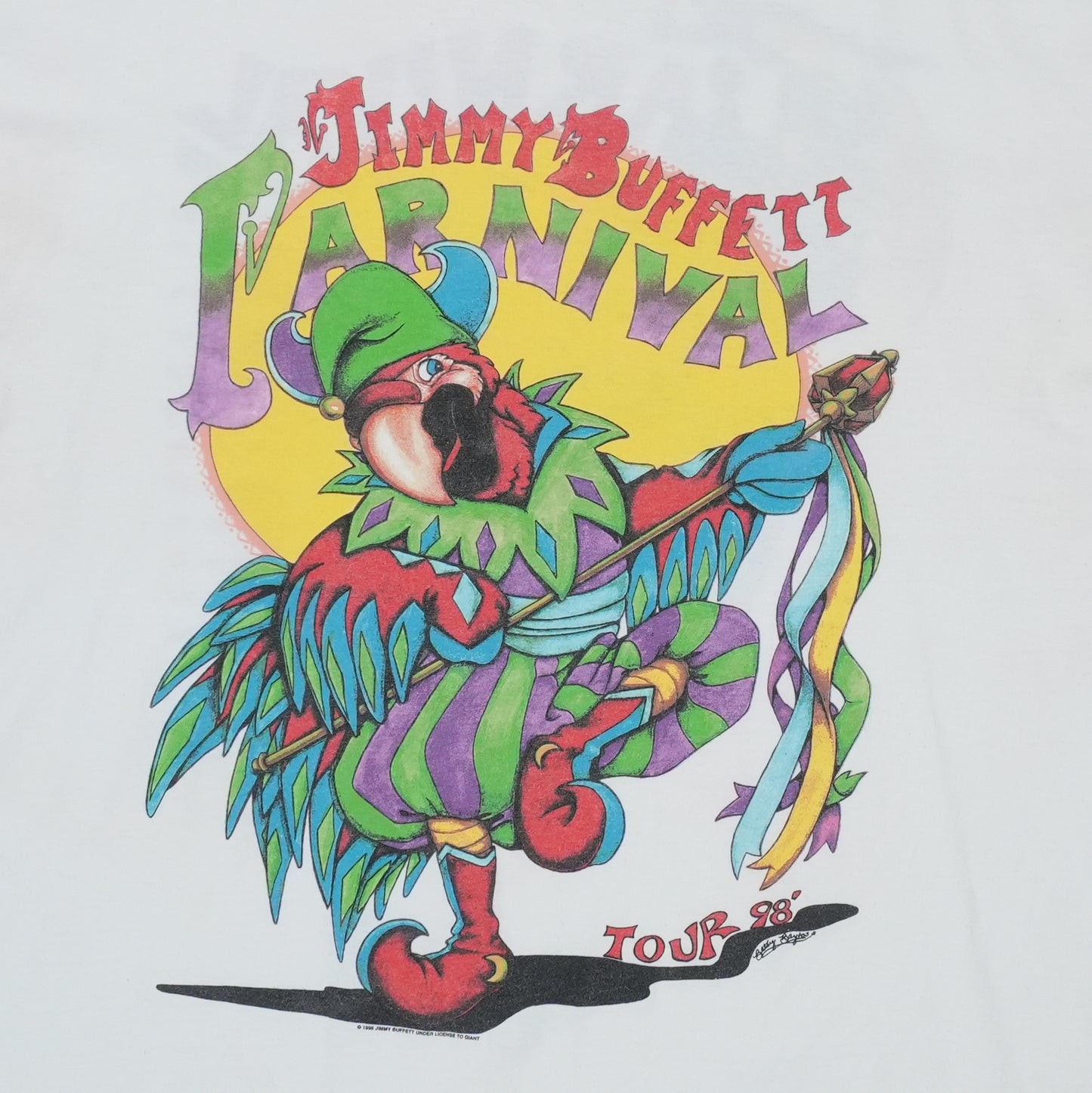 1998 Jimmy Buffett Carnival Tour Shirt