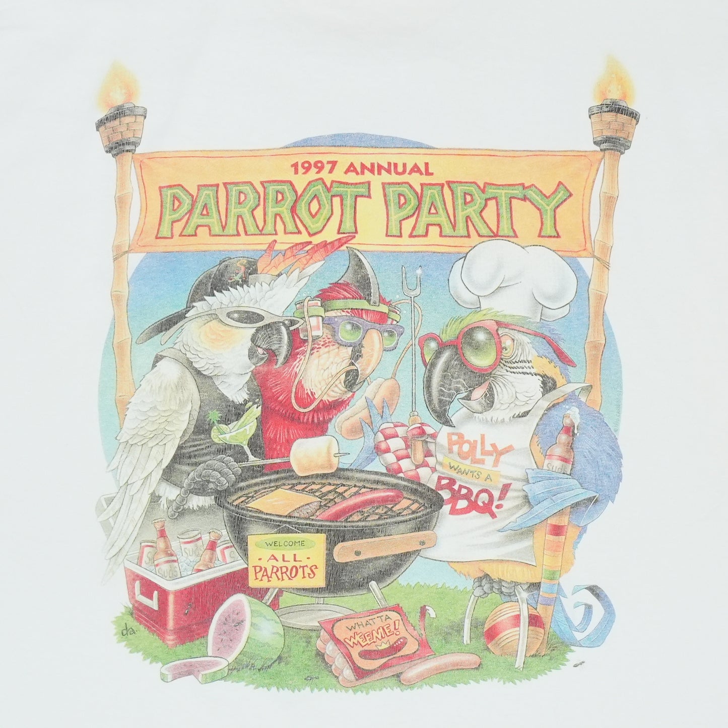 1997 Jimmy Buffett Caribbean Soul Shirt