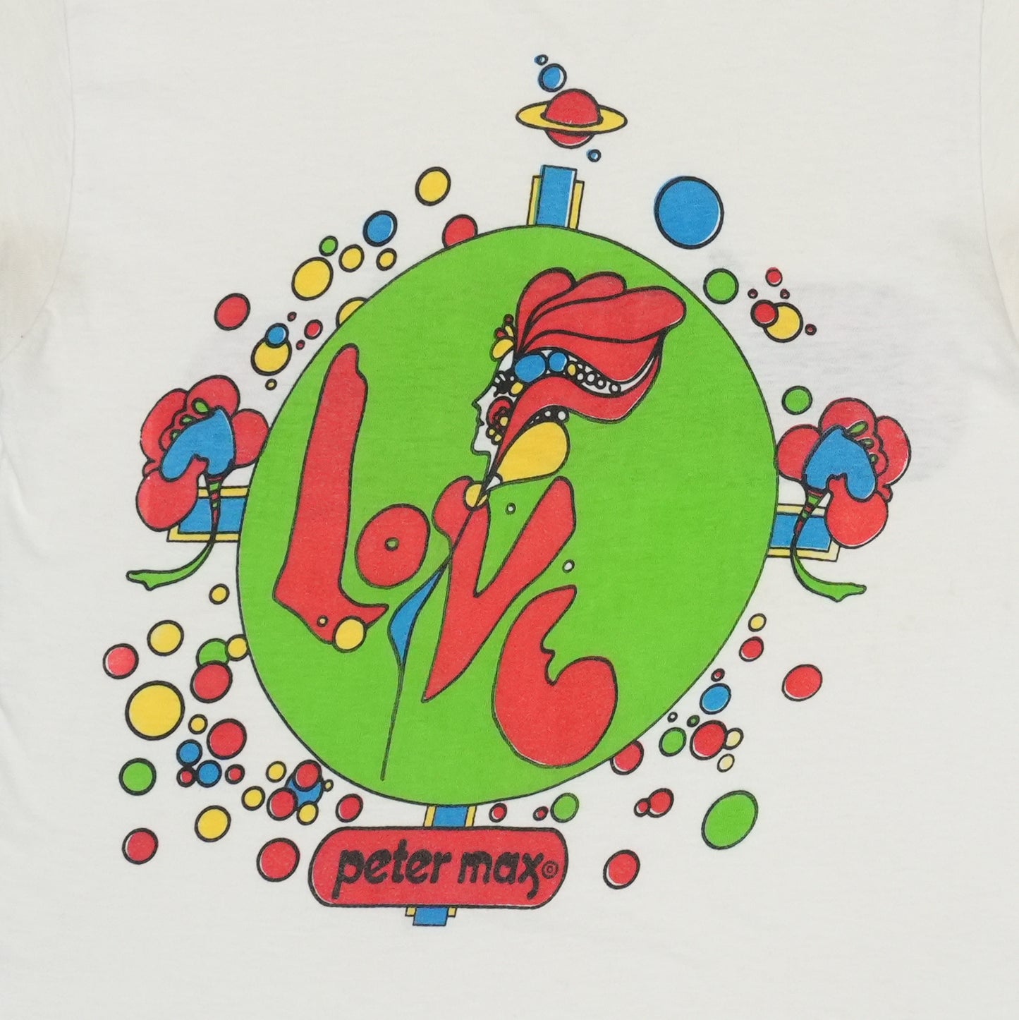 1970s Peter Max Love Shirt