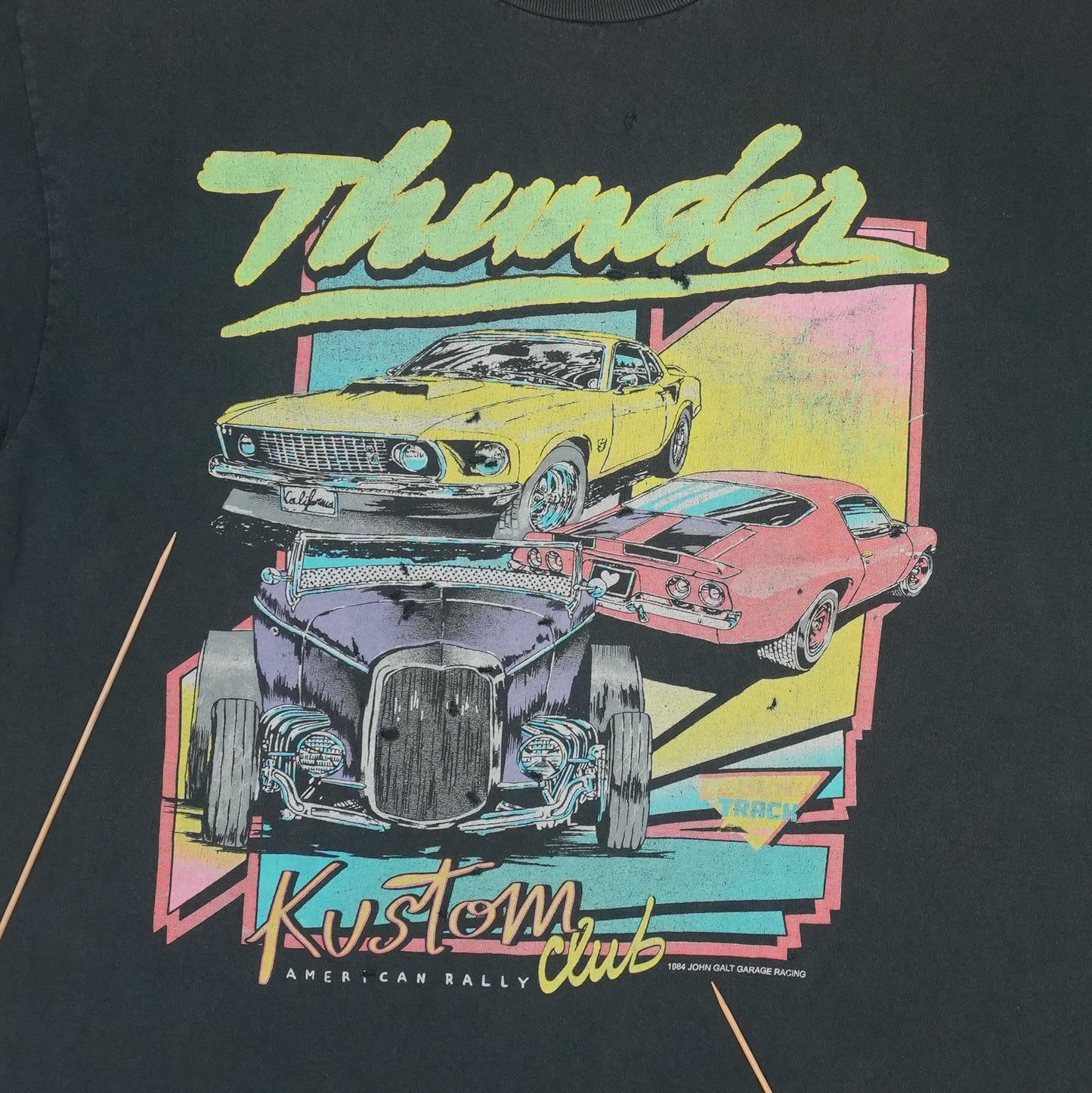 1990s Thunder Kustom Club Car Shirt
