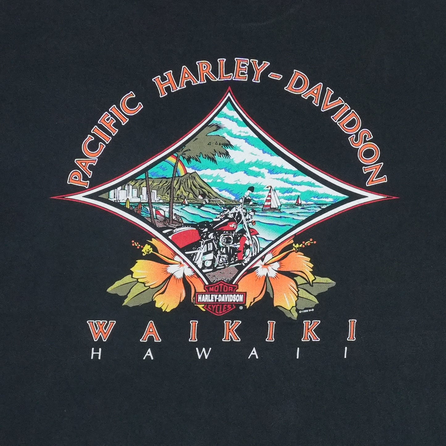 1999 Harley Davidson Waikiki Shirt