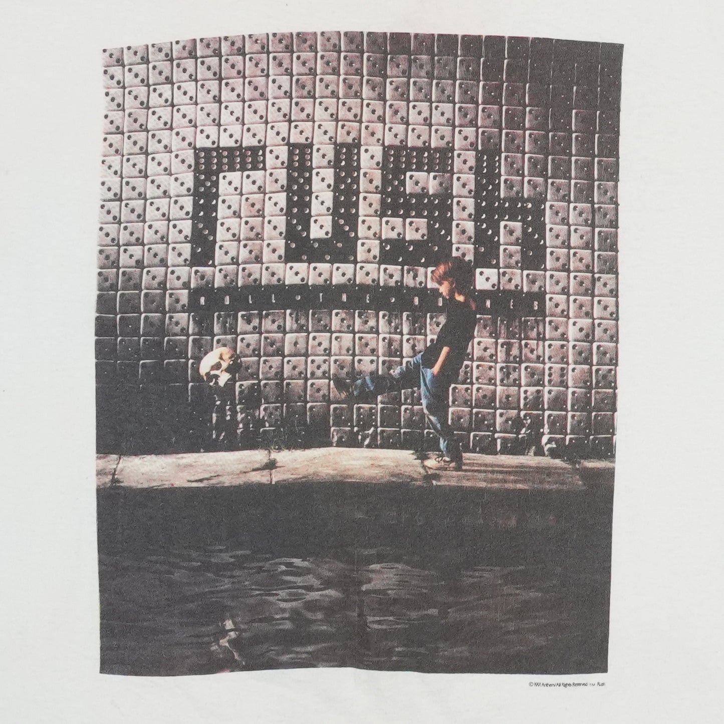 1992 Rush Roll The Bones Tour Shirt