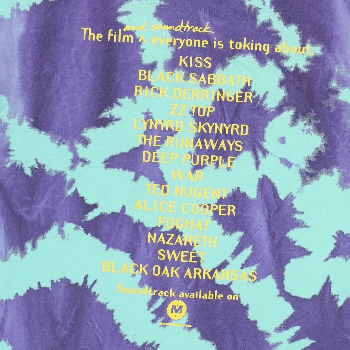 1993 Dazed and Confused Movie Promo Tie Dye Shirt