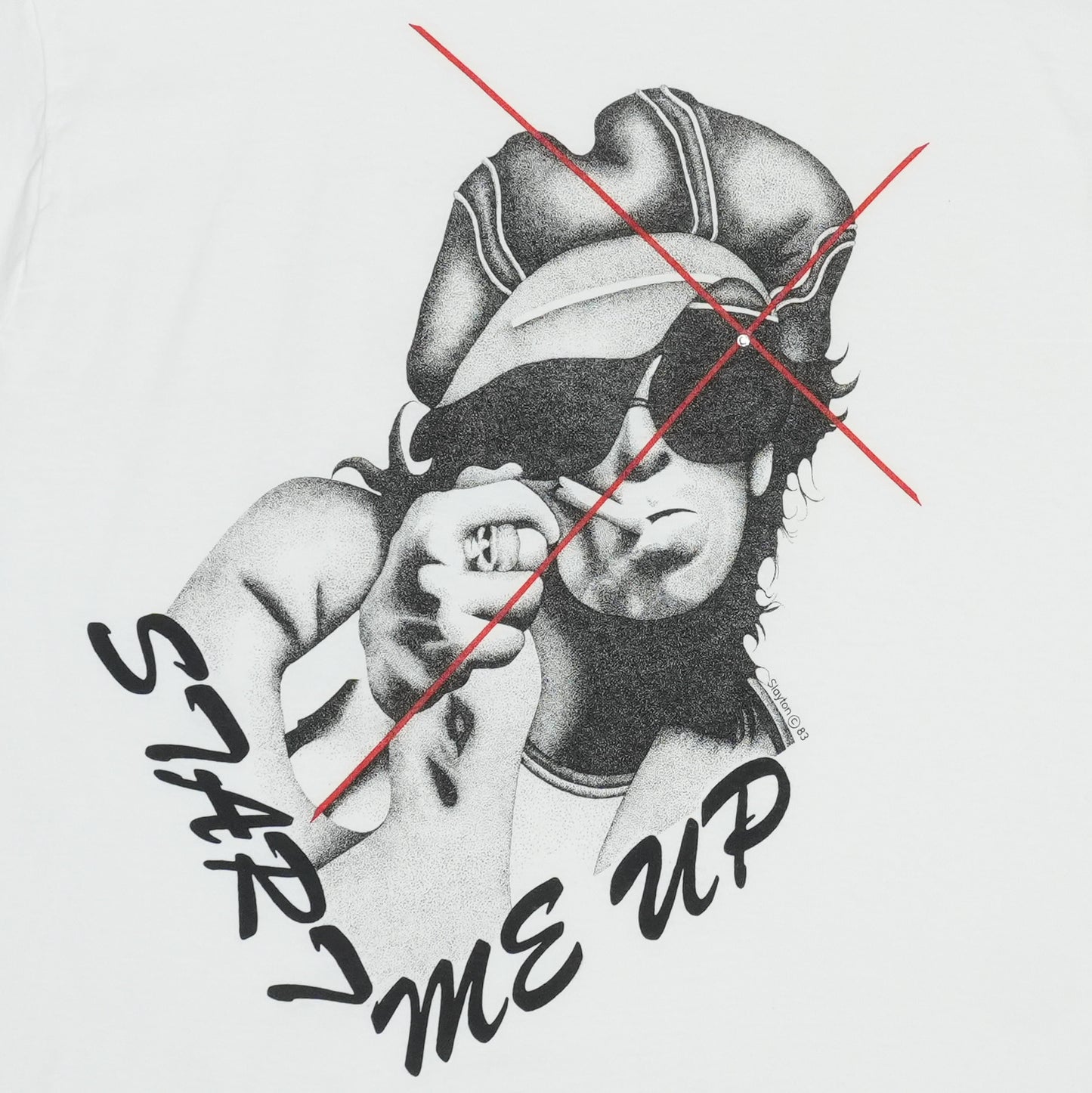 1990s Keith Richards Start Me Up Andrew Slayton Shirt