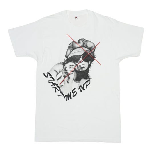 1990s Keith Richards Start Me Up Andrew Slayton Shirt