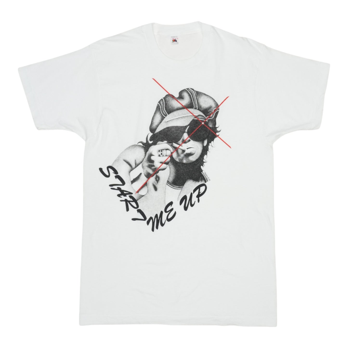 1980s Keith Richards Start Me Up Andrew Slayton Shirt