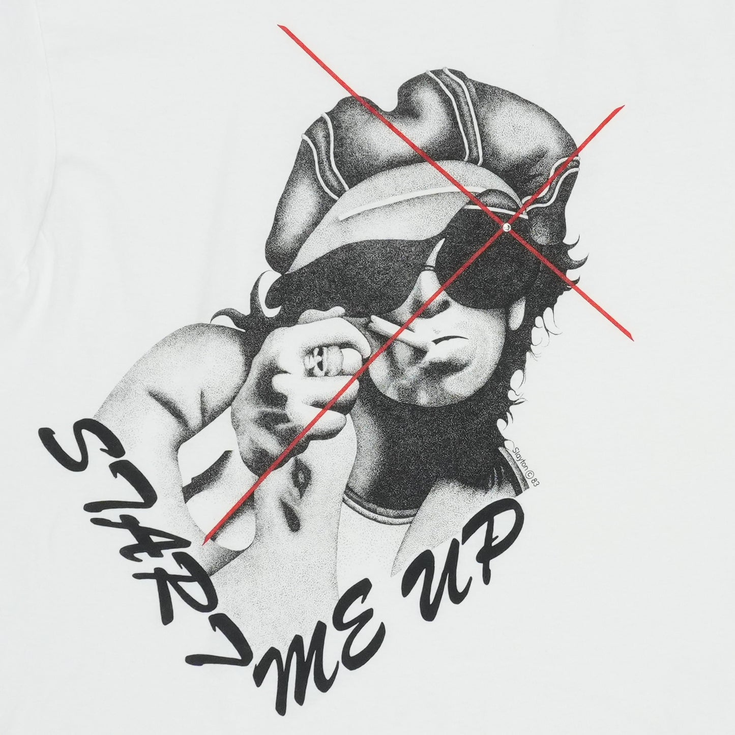 1990s Keith Richards Start Me Up Andrew Slayton Shirt