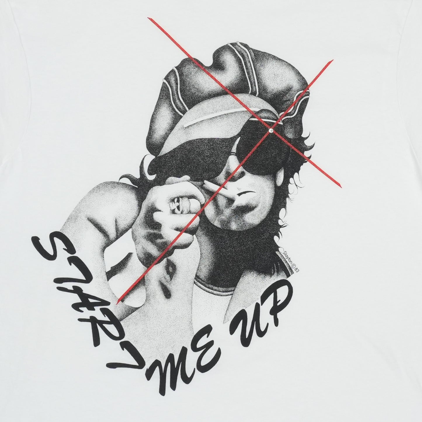 1980s Keith Richards Start Me Up Andrew Slayton Shirt