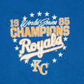 1985 Kansas City Royals World Series Champions Shirt Detail