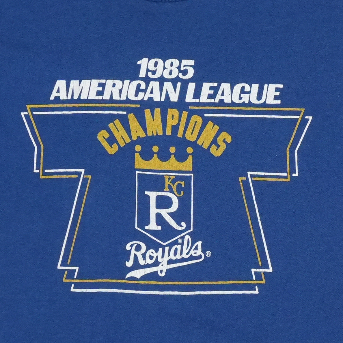 1985 Kansas City Royals American League Champions Shirt