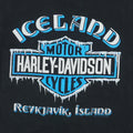 1992 Harley Davidson Reykjavik Christmas Shirt Back Detail 1