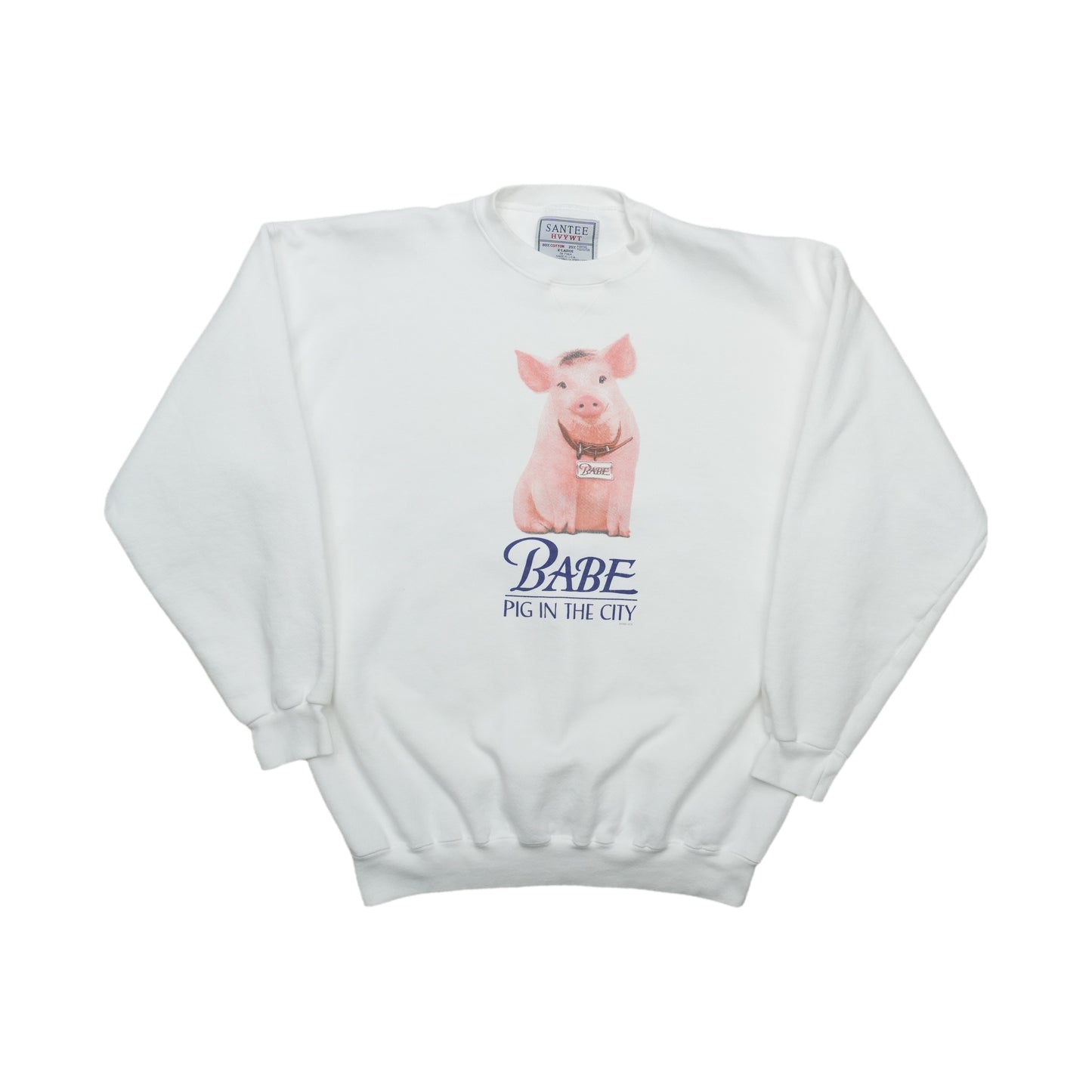 1998 Babe Pig in the City Movie Crewneck Front