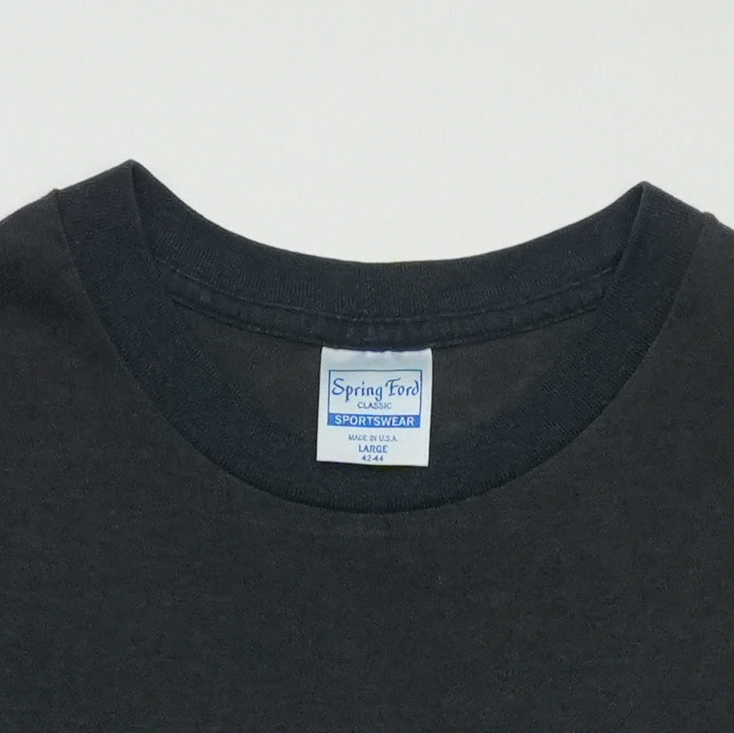 1989 Rolling Stones Steel Wheels North American Tour Shirt Tag