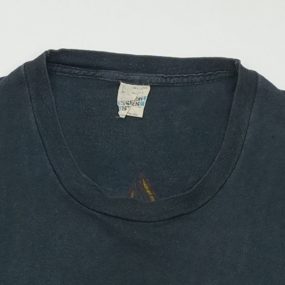 1983 Def Leppard Pyromania Rock Till You Drop Tour Sleeveless Shirt Back Detail 1