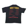 1991 Guns N Roses Use Your Illusion Tour Shirt Back