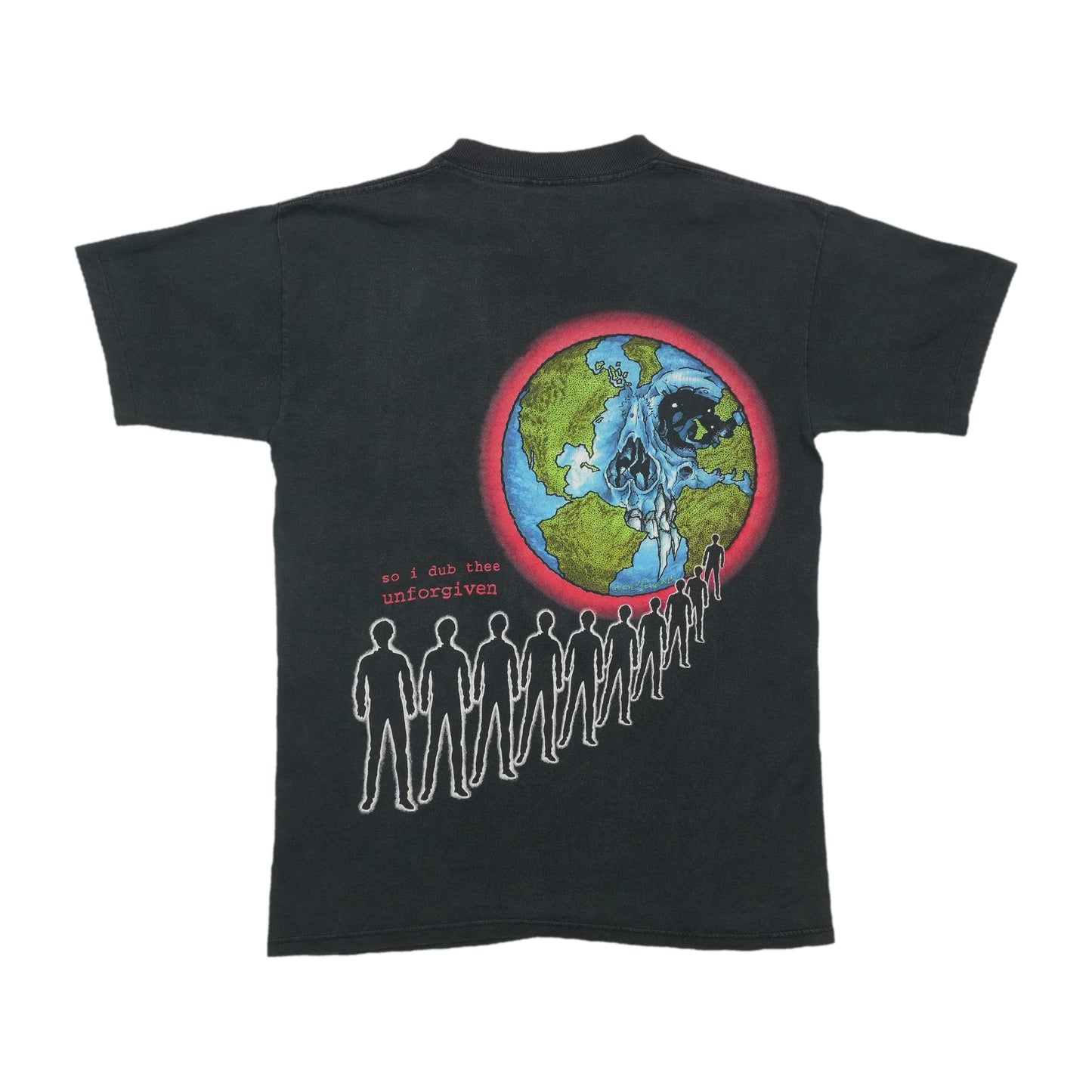 1992 MetallicaUnforgiven Pushead Shirt Back