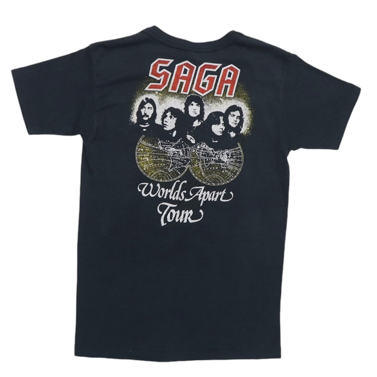 Original vintage 1982 Saga In Transit Worlds Apart Shirt | WyCo
