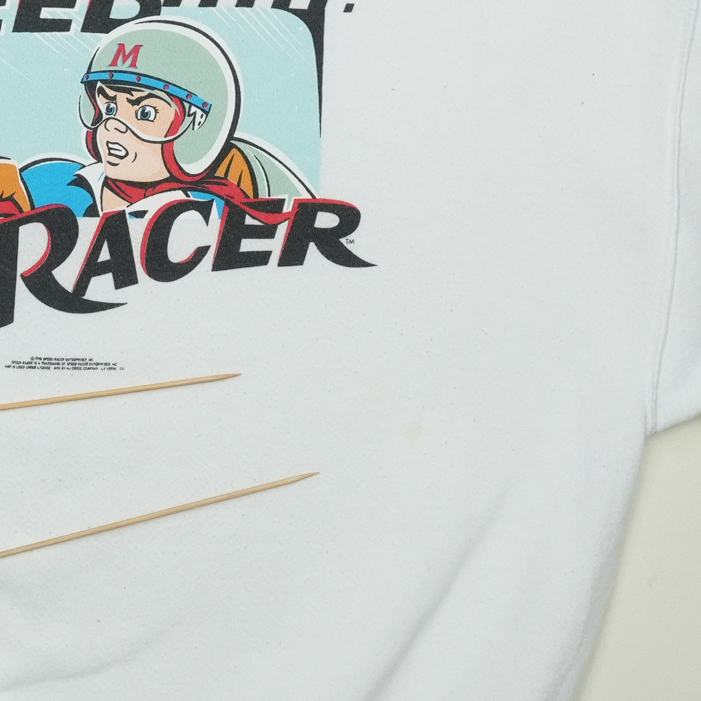 1990s Speed Racer Crewneck Front Detail 2