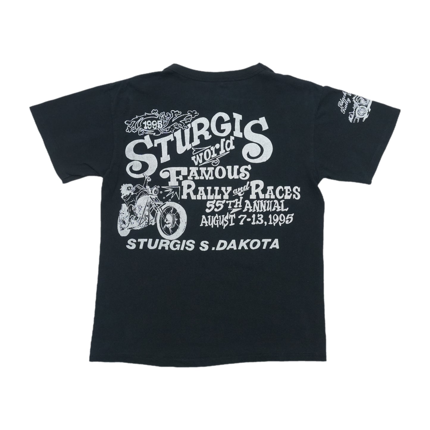 1995 Sturgis 55th Annual Rally Shirt Back