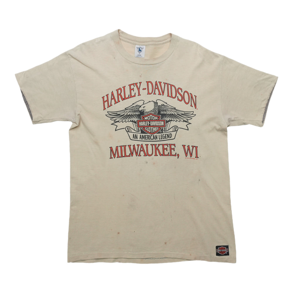 1989 Harley Davidson Owens Yakima Washington Shirt Front
