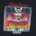 1997 Aerosmith Nine Lives Tour Shirt Front Detail 1