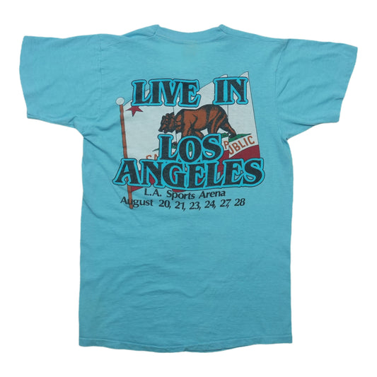 1985 Bruce Springsteen E Street Band Live In Los Angeles Shirt Back