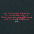 1990s John Lennon Imagine New York City Shirt Back Detail 1