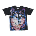 1990s Wolf Over Print Shirt Front