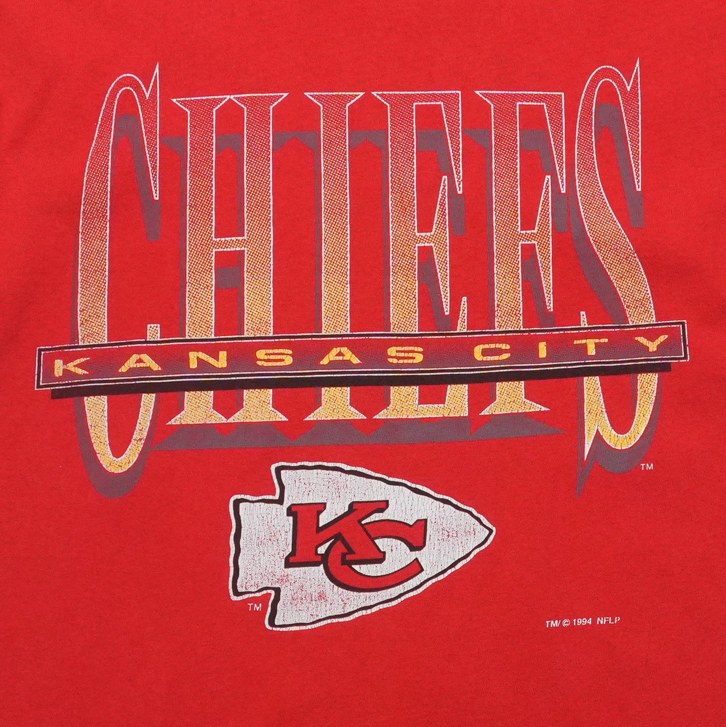 1994 Kansas City Chiefs Shirt Detail