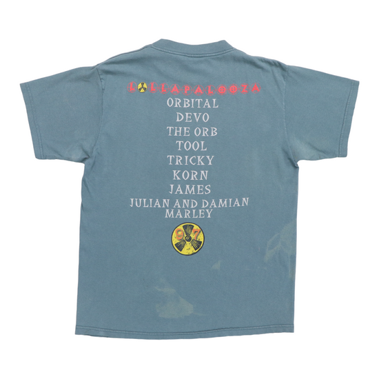 90s lollapalooza vintage T-shirt 1997年 Vintage Lollapalooza T Shirt 1997 Blue Mens XL Giant Tag Vtg
