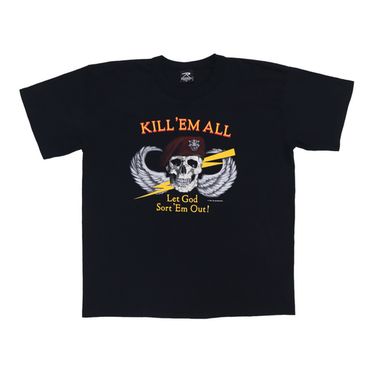 1986 Kill Em All Let God Sort Em Out Shirt
