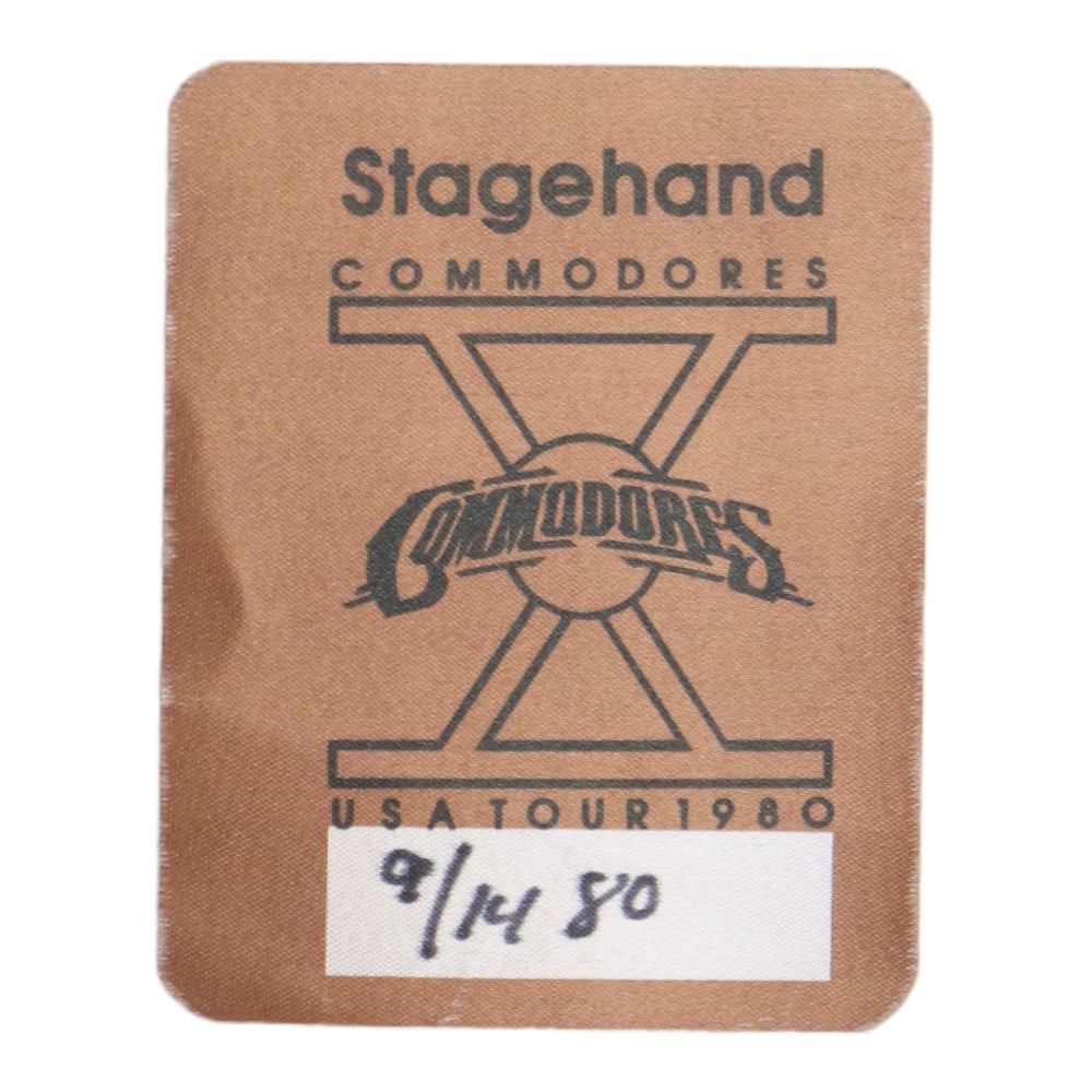1980 Commodores Backstage Pass