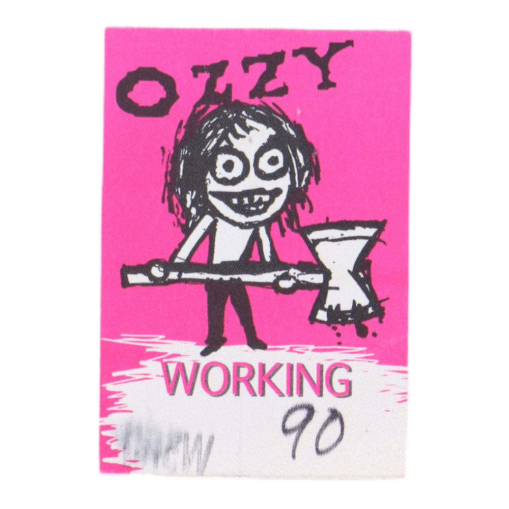 1999 Ozzy Osbourne Ozzfest Backstage Pass