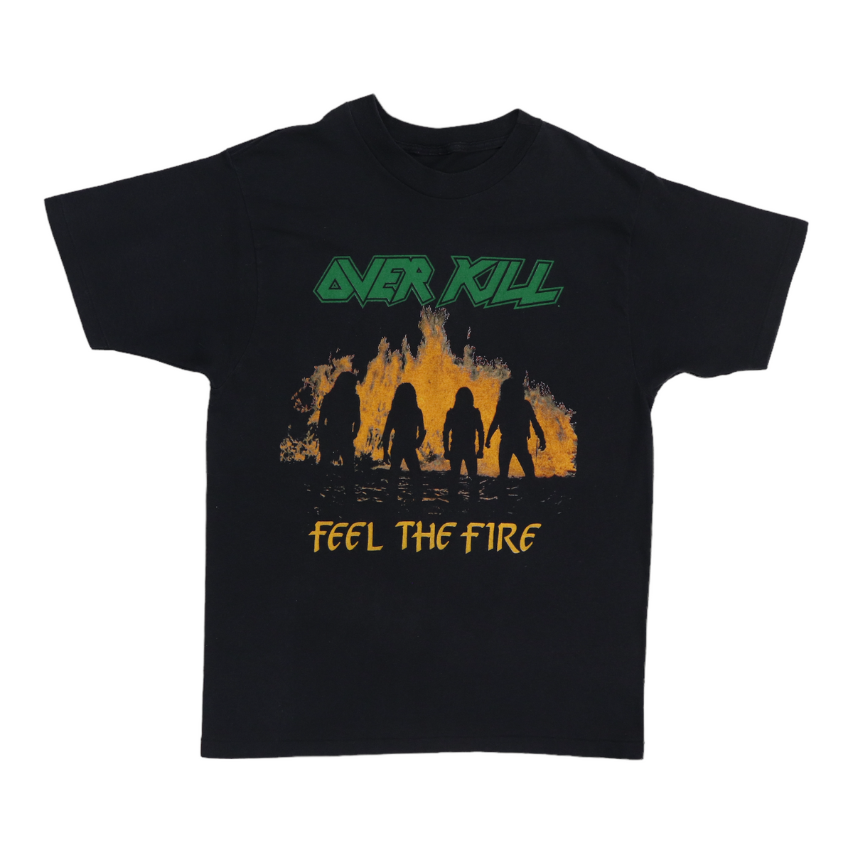 1986 Overkill Feel The Fire Tour Shirt | Authentic Vintage Tee