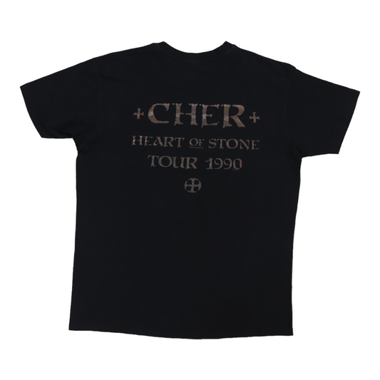 1990 Cher Heart Of Stone Tour Shirt