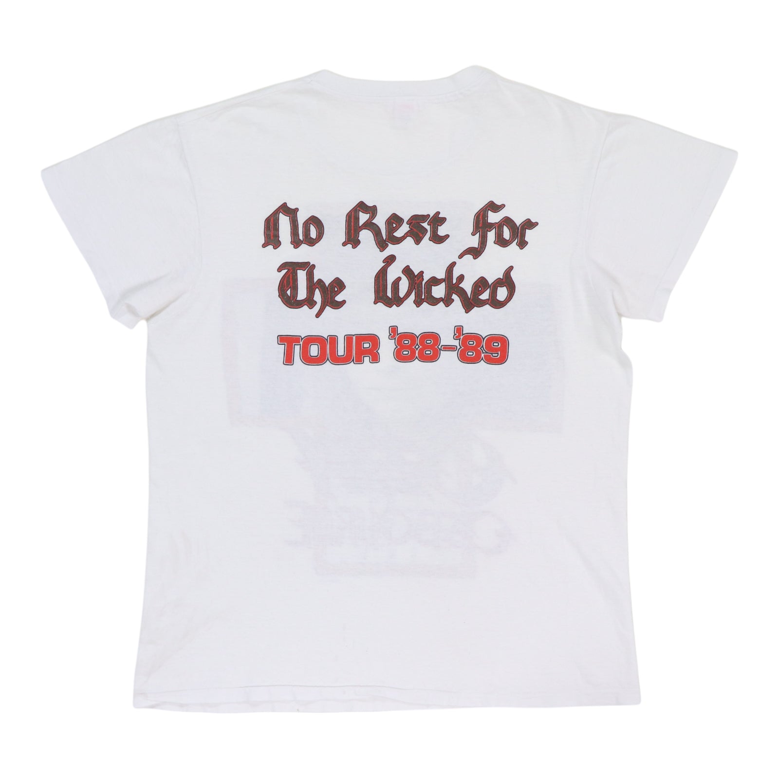 1988 Ozzy Osbourne No Rest For The Wicked Tour Shirt | Authentic