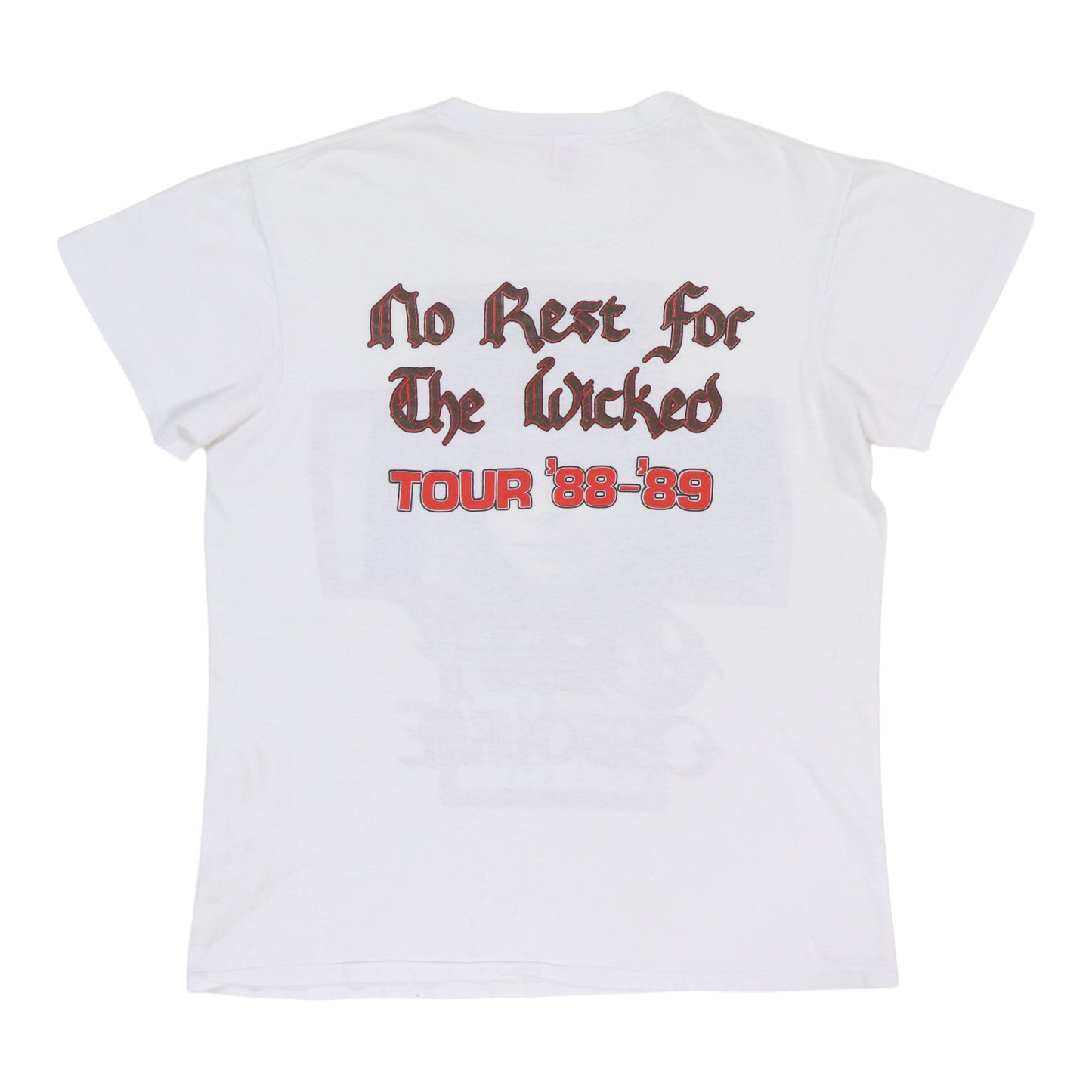 1988 Ozzy Osbourne No Rest For The Wicked Tour Shirt